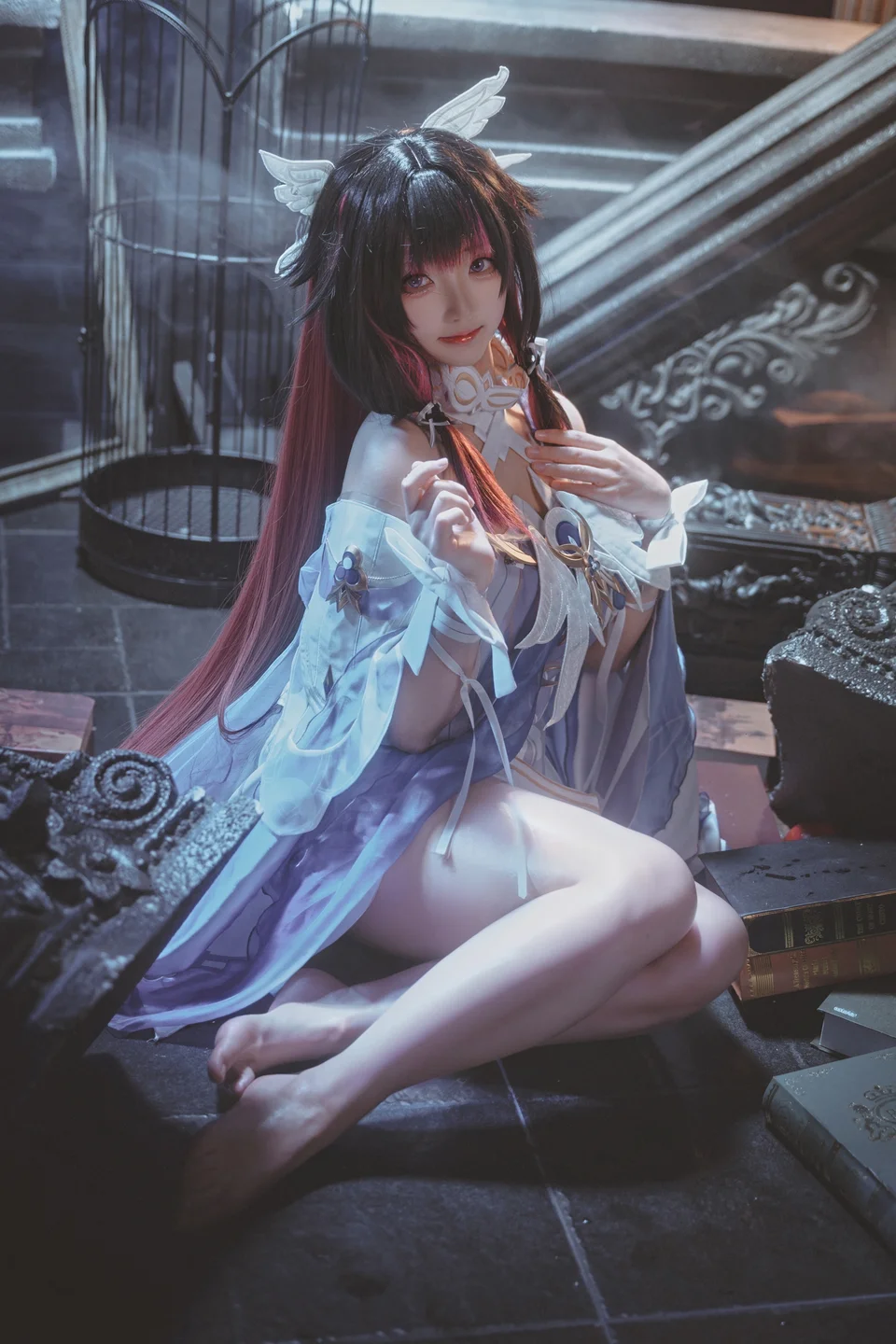 风筝筝筝w - No.003 少女哥伦比娅 [18P-238MB] tg@simisebaisi 【丝足阁】018.webp